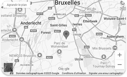 Carte de Bruxelles